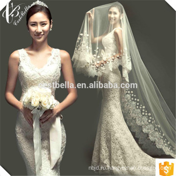 Новые модели шикарных дешевые кружева Русалка свадебное платье 2016 от фабрики Китая